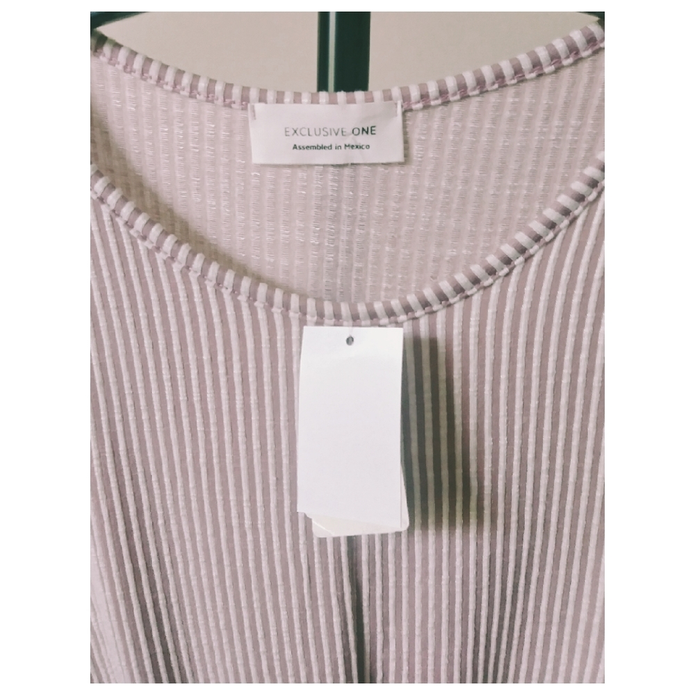 Exclusive One Striped Ruched Top - Picture 4 of 4